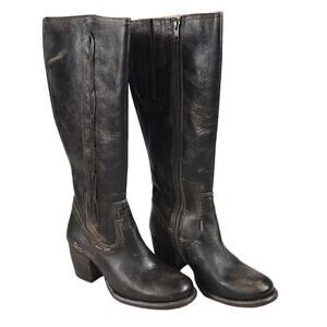 Bed Stu Black Heeled Boots